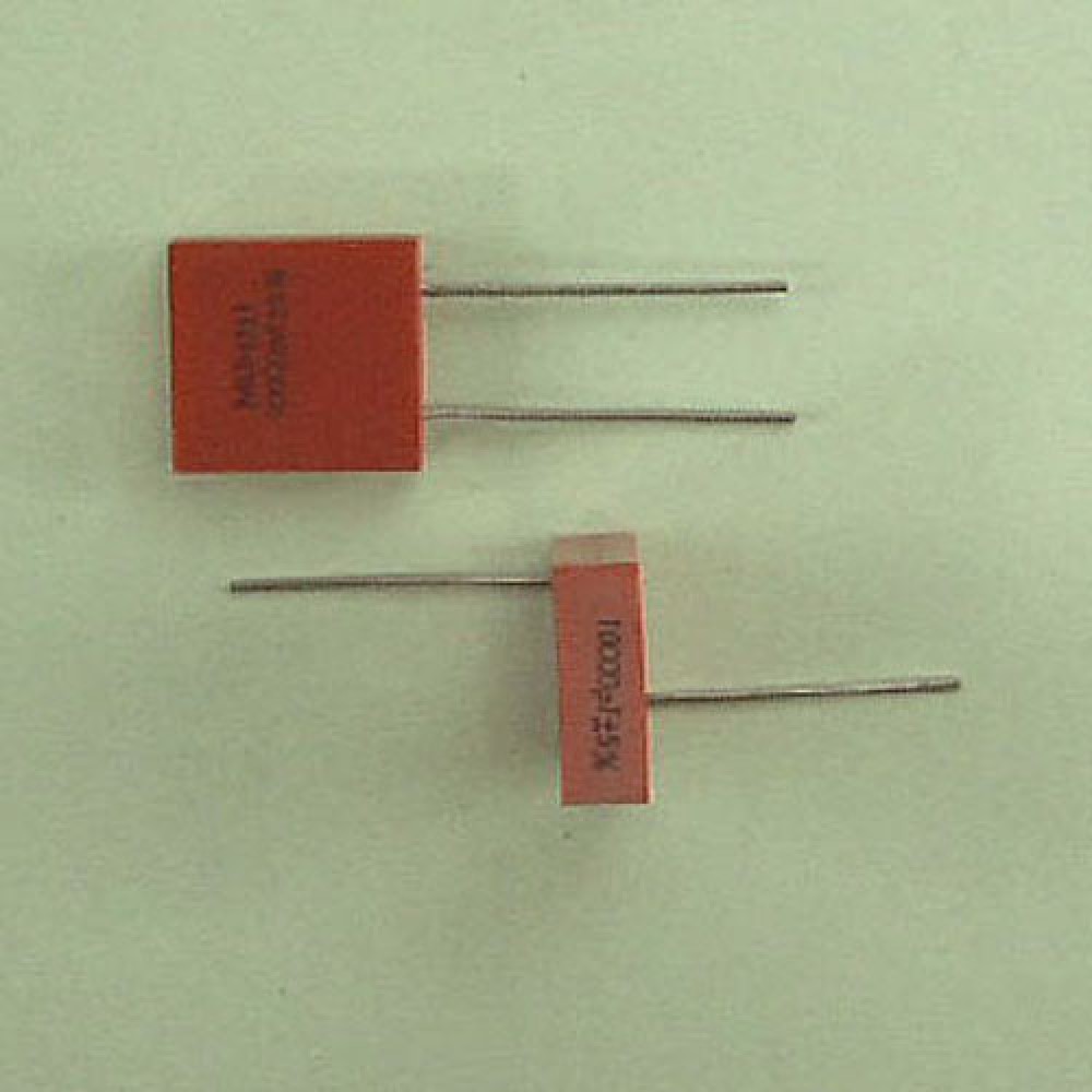 CONDENSATEUR MICA  ARGENTE 10NF 500VCC