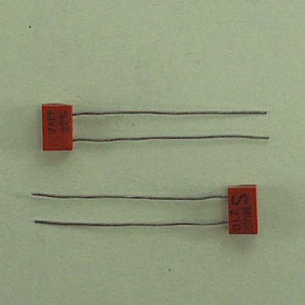 CONDENSATEUR MICA  ARGENTE 75PF 63VCC