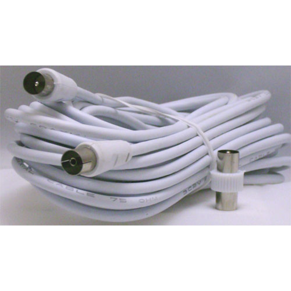 CORDON COAX. 9,52MM M/F+ADAP.9,52MM M/F