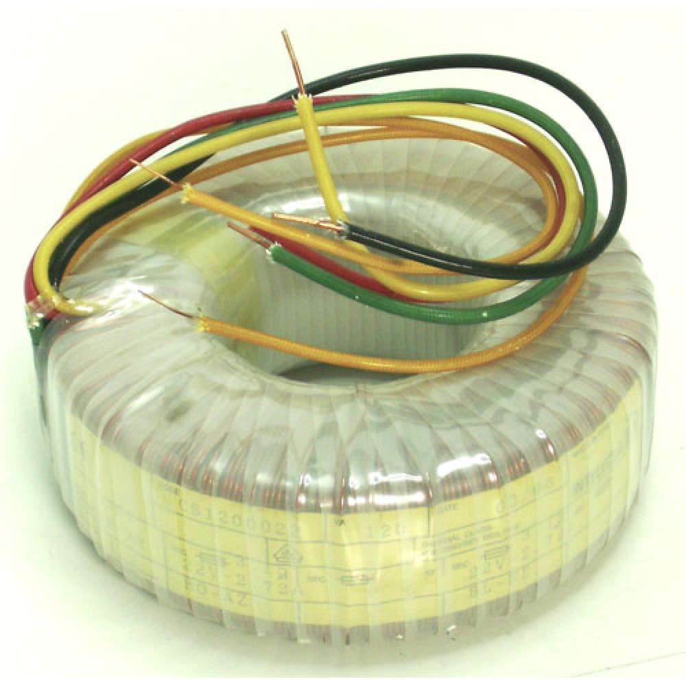 TRANSFO TORIQUE 2X22V - 2X2,72A - 120VA