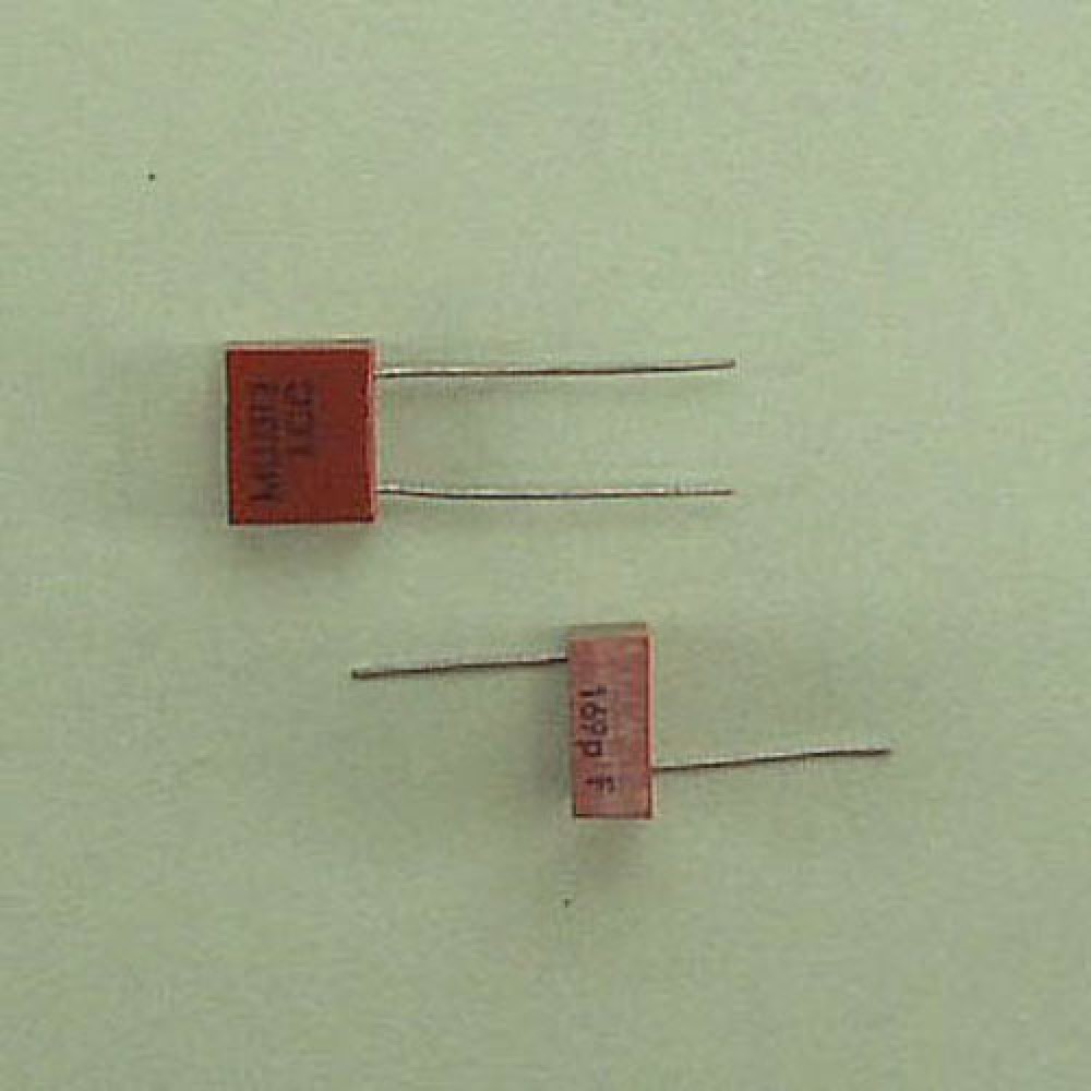 CONDENSATEUR MICA  ARGENTE 169PF 300VCC