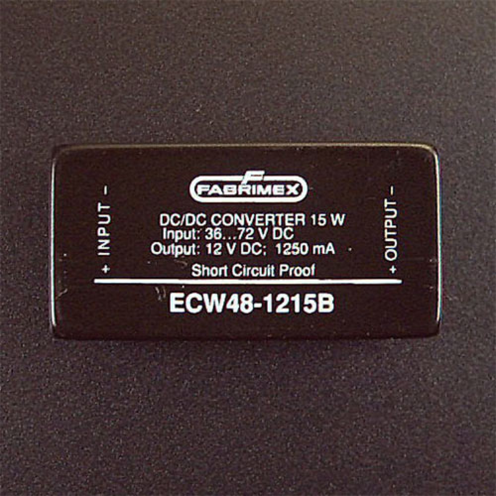 CONVERTISSEUR  48VDC >>> 12VDC/1,25AMP