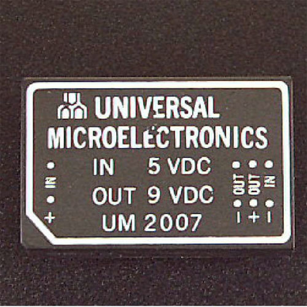 CONVERTISSEUR DIL24 5VDC >> 9VDC/250MA