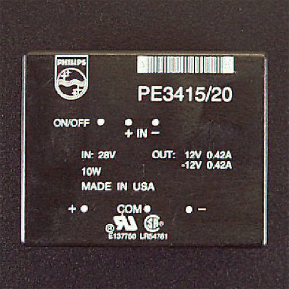 CONVERTISSEUR  28VDC  >> +/- 12VDC/420MA
