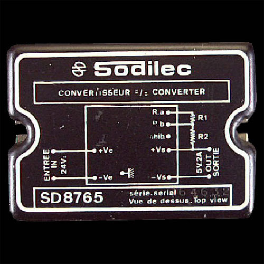 CONVERTISSEUR  24VDC  >>>  5VDC/2AMP