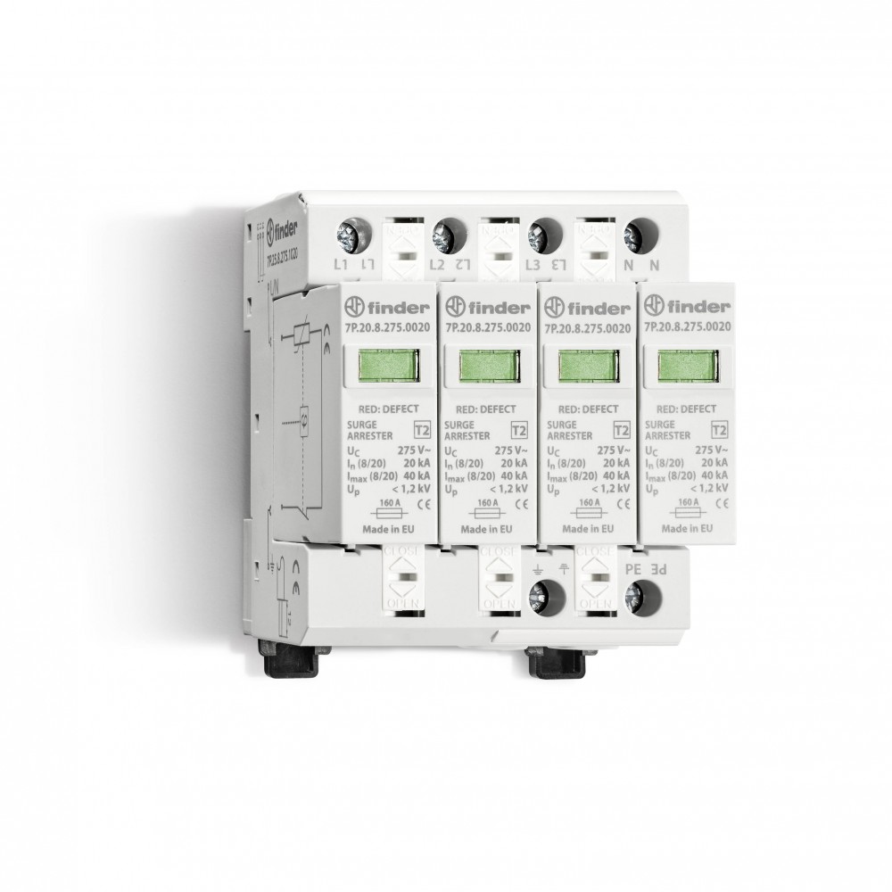 RELAIS MOD CONTACTS GUIDES 2NO+2NC 6A ALIM:230240VAC