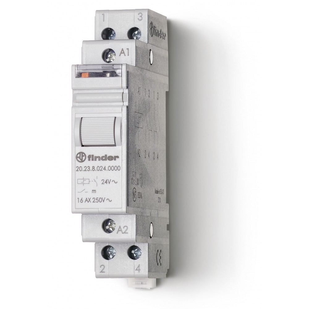 TELERUP MOD 24AC 2NO 16A AGSNO2 4 SEQ