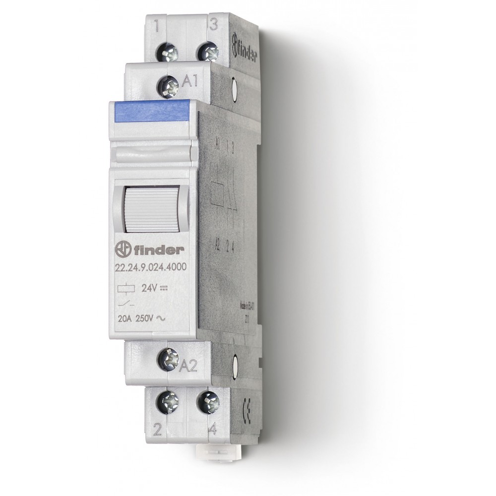 CONTAC MOD 24VAC/DC 1NO+1NC 25A AGSNO2 IM+LED ss SELECT