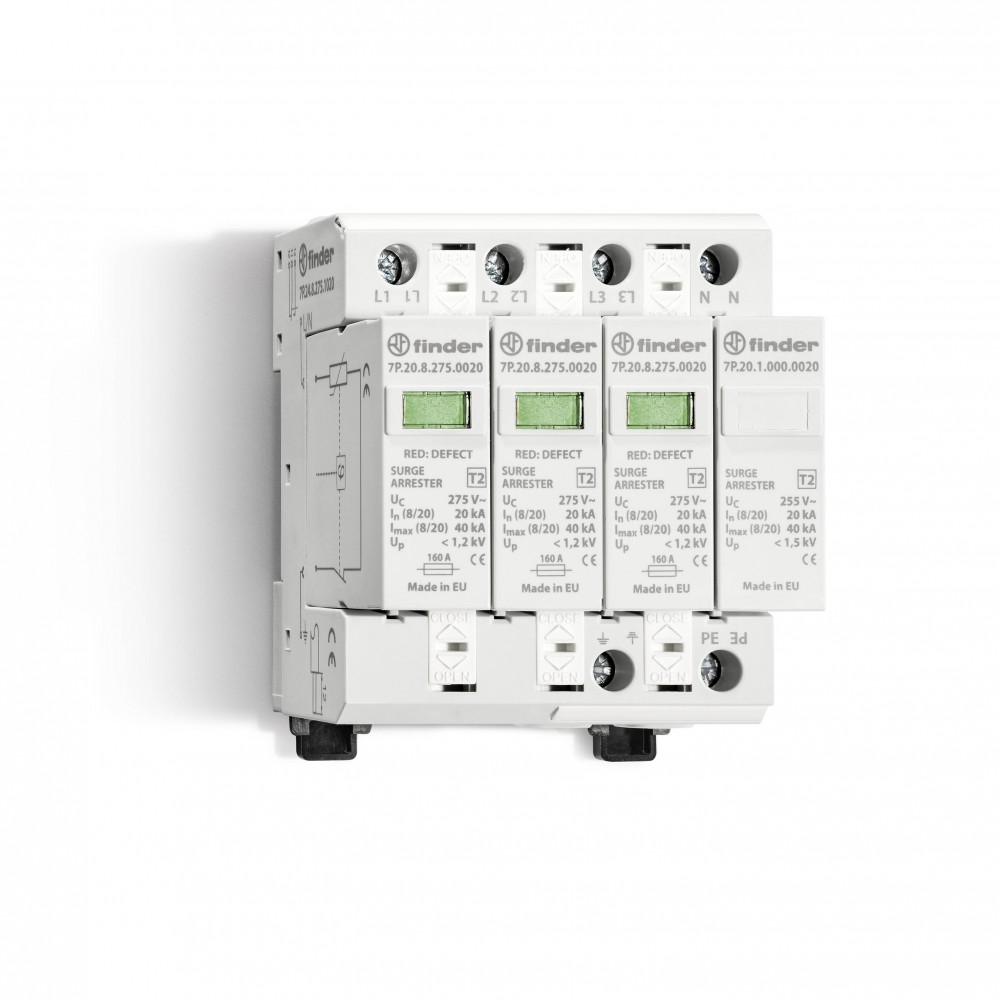 RELAIS MOD CONTACTS GUIDES 3NO+1NC 6A ALIM:110125VAC