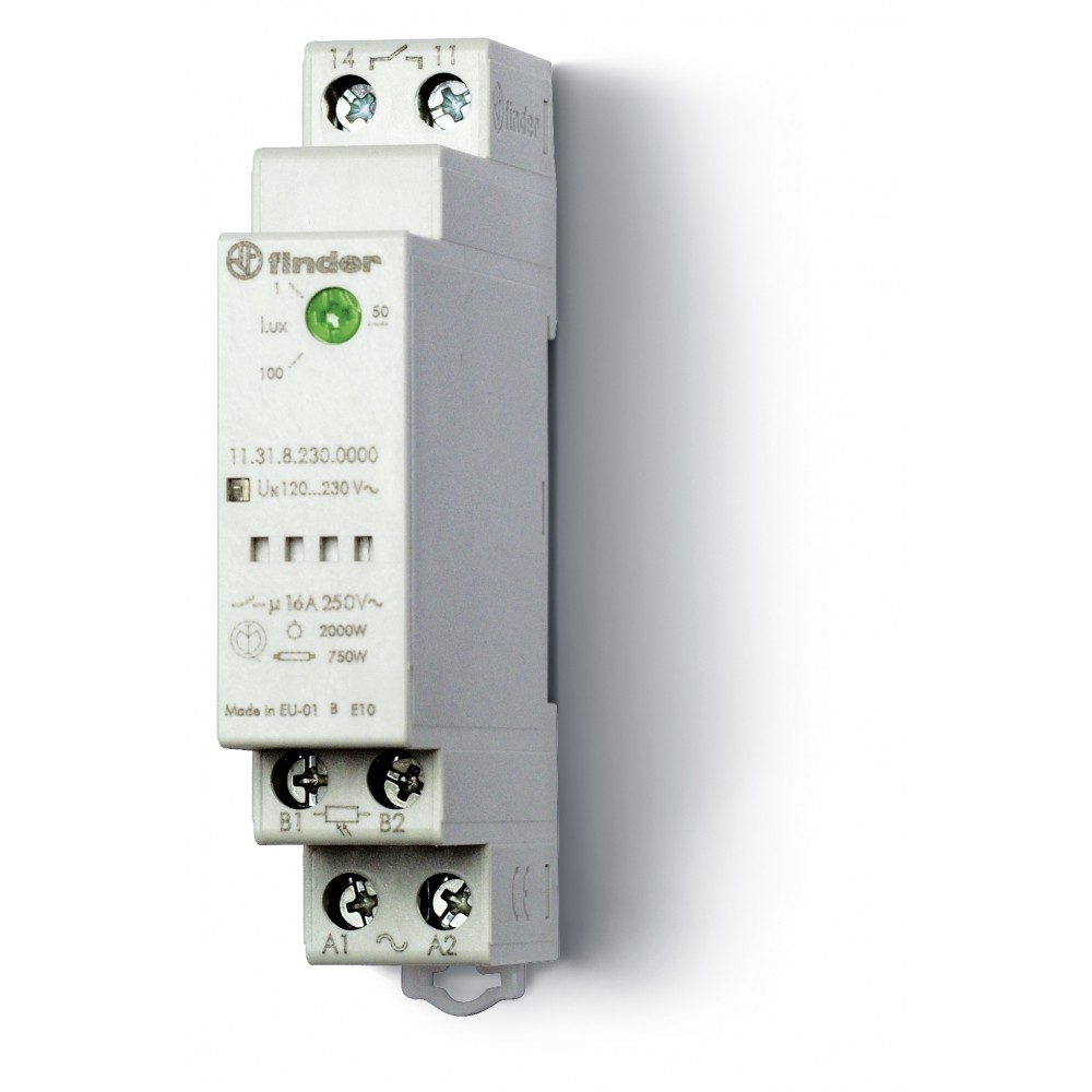 INTER CREP 1NO 16A 24V AC/DC Larg : 17,5MM TEMPO COURTES 1S/6S