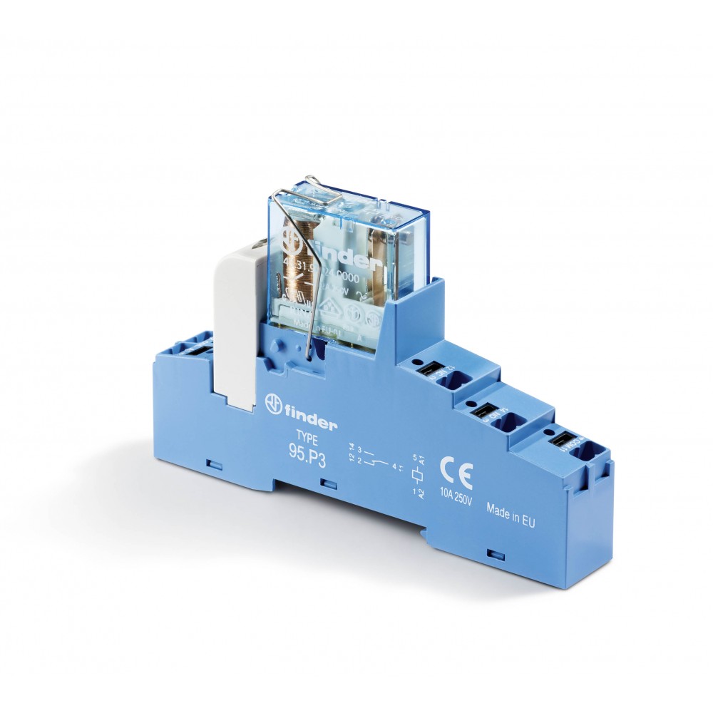 INTERFACE MOD 2RT 8A 230VAC ETRI PLAST BORN PUSH IN