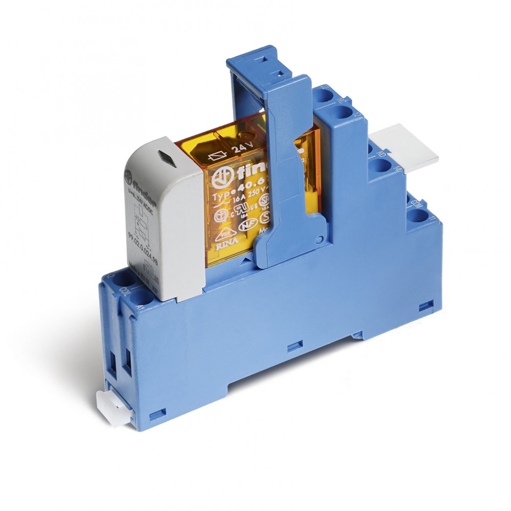 INTERFACE MOD 1RT 10A 230VAC ETRI PLAST BORN PUSH IN