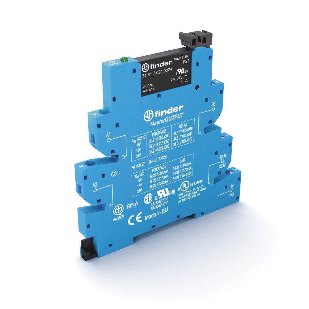 INTERF MOD RELAIS STAT MasterPLUS 1NO E=220VDC S=24VDC 2A CAGES