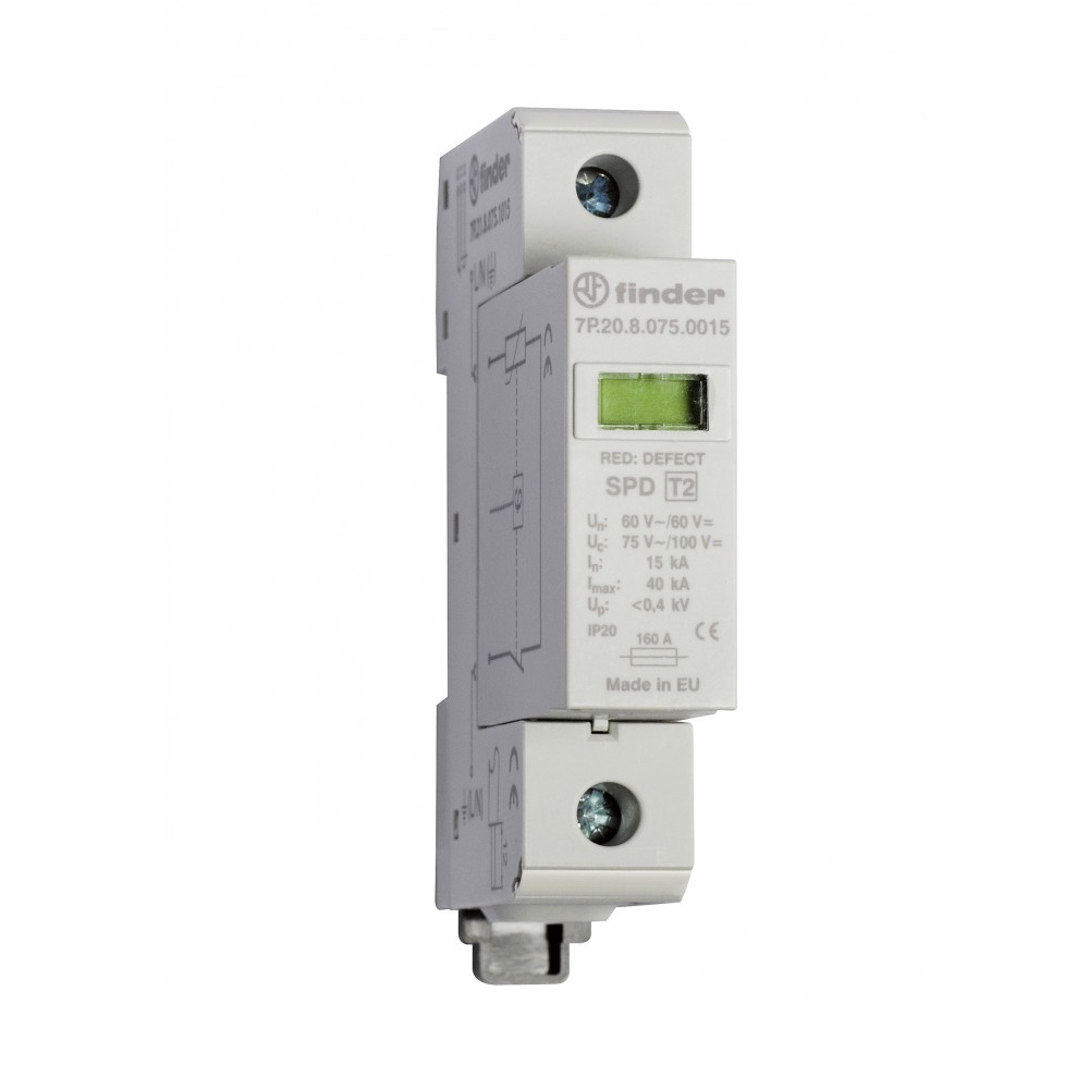 PARAF T2 2 VARIST 230V 20kA 1,2kV SANS TELESIGNALISATION