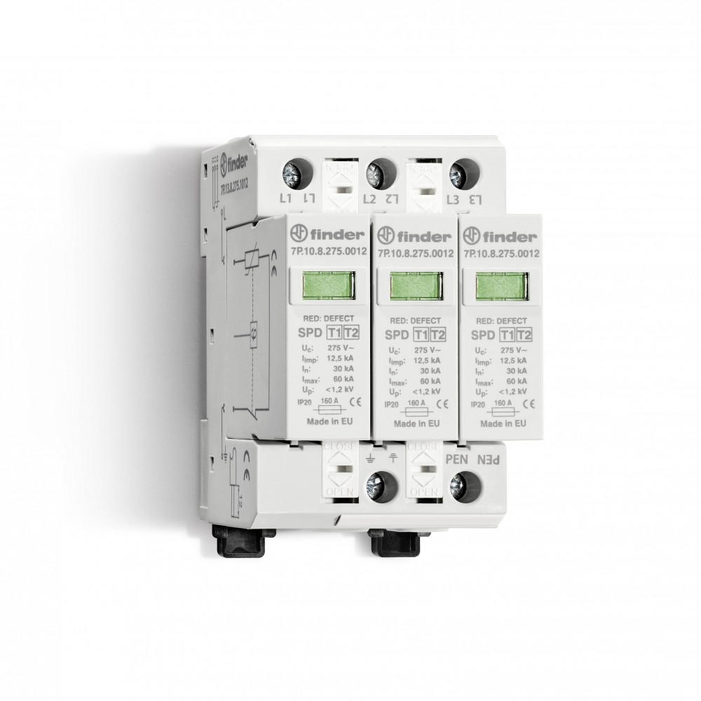 PARAF T2 3 VARIST 230V 20kA 1,2kV SANS TELESIGNAL