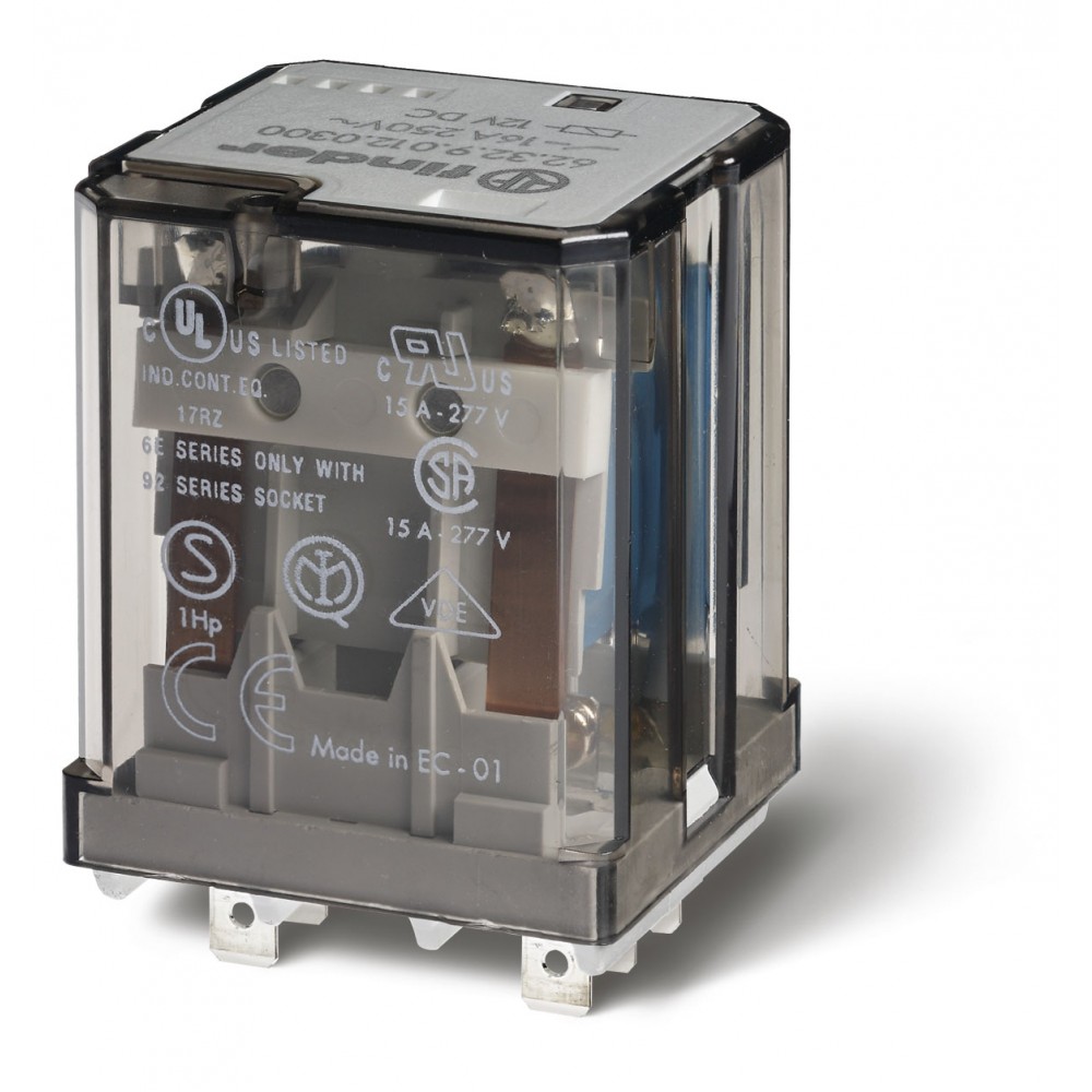 RELAIS 2RT 16A 48DC BT+IM
