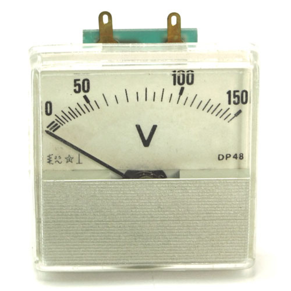 VOLTMETRE 150 VAC  46X46MM DP48