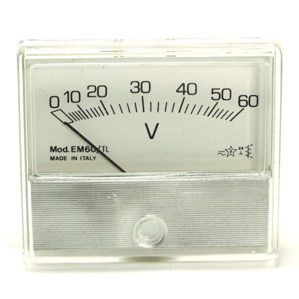 VOLTMETRE 60 VAC-DC 69X59MM  EM60-TL