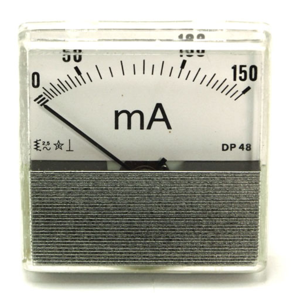 AMPEREMETRE 150MA - AC  46X46MM