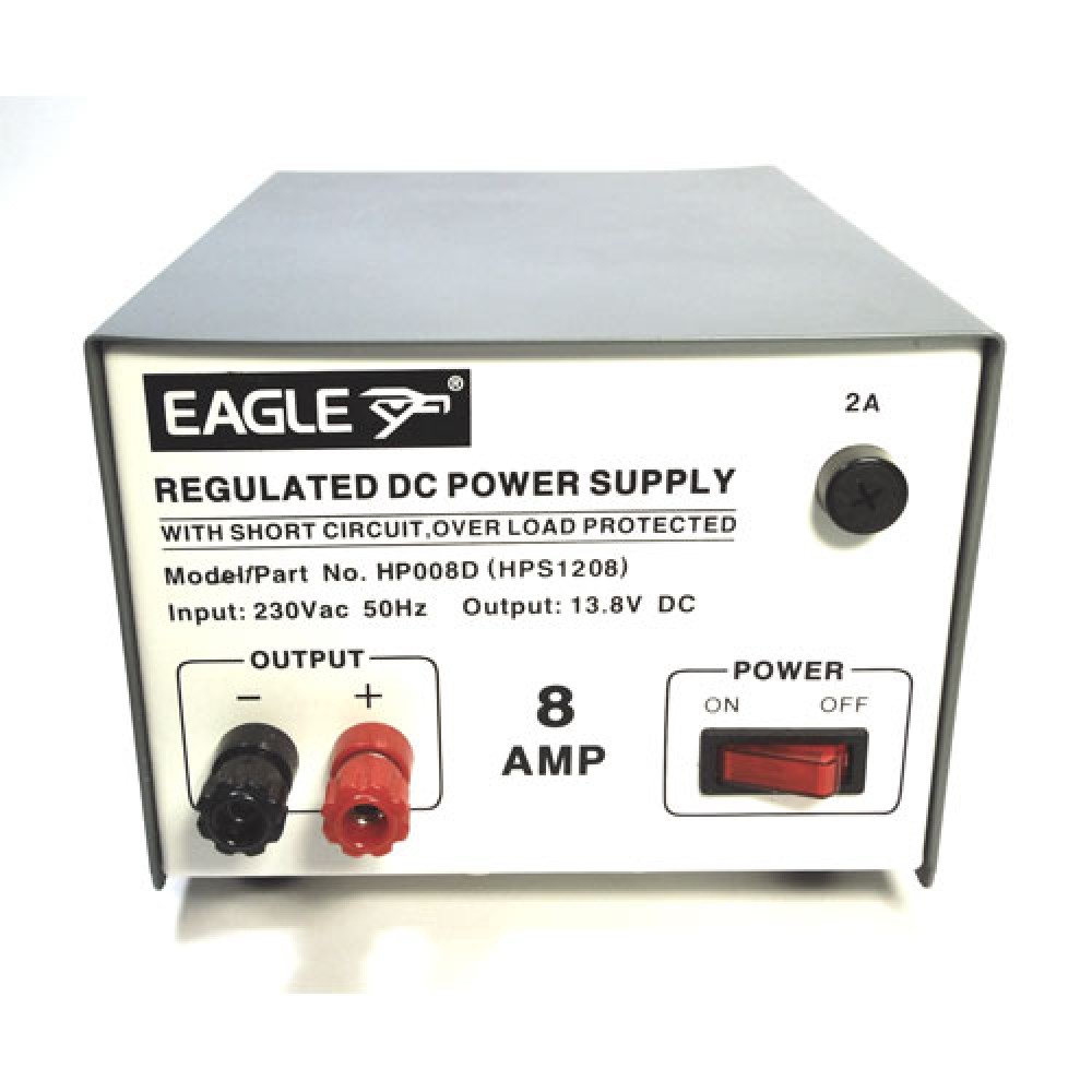 ALIMENTATION REGULEE 13,8 VDC - 8 AMP.