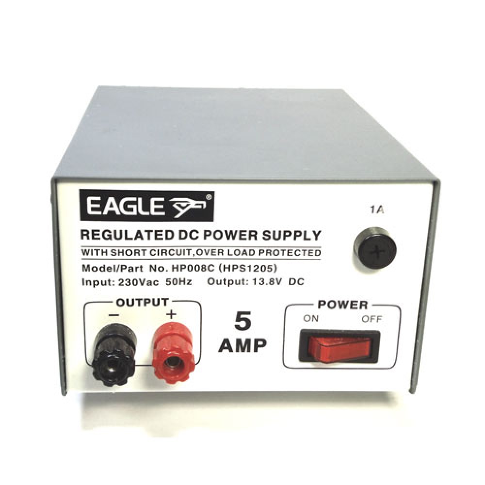 ALIMENTATION REGULEE 13,8 VDC - 5 AMP.