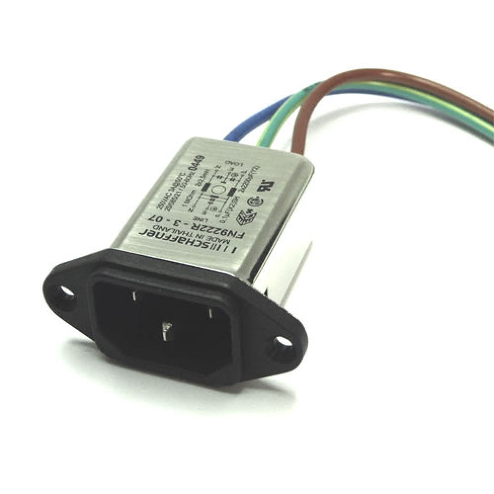FILTRE SECTEUR 250VAC-3AMP. SOCLE IEC