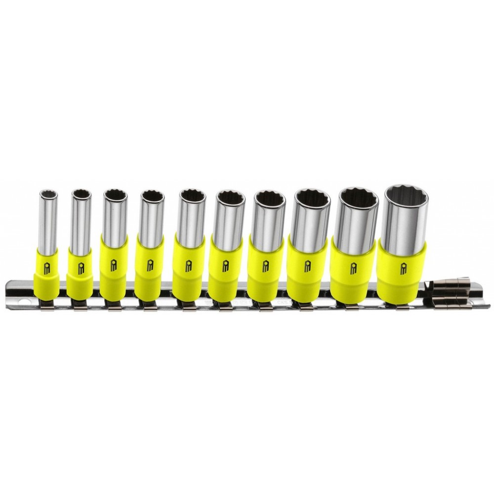 JEU DE DOUILLES 1/4 LONGUES POUCES FLUO