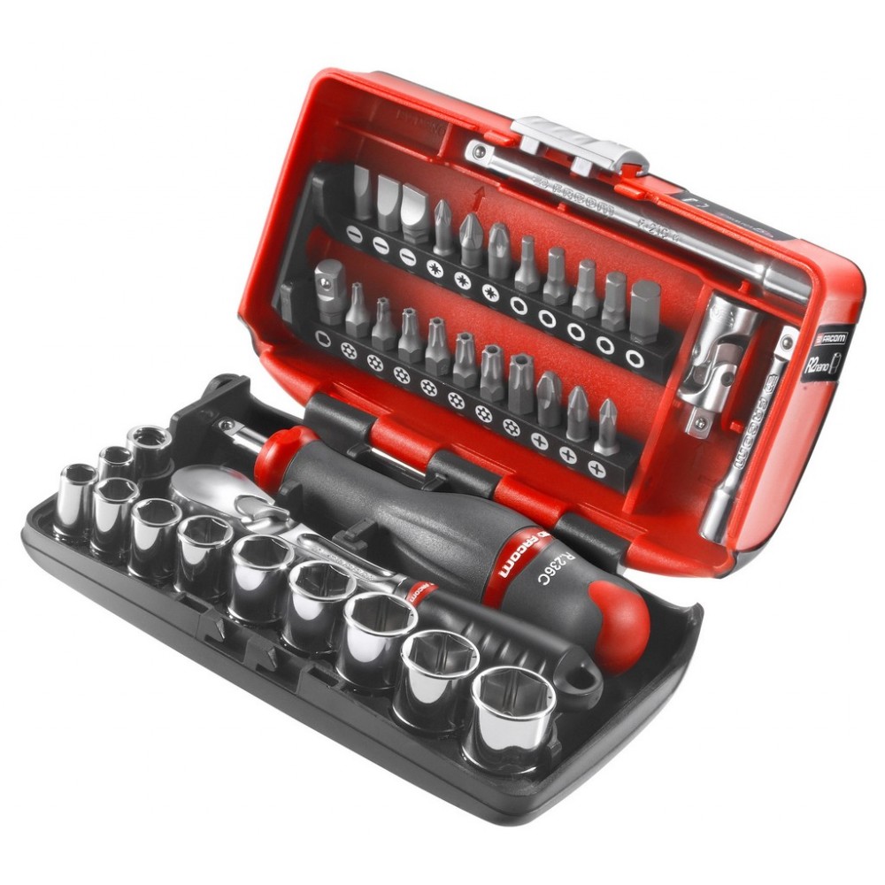COFFRET DOUILLES 1/4' 6 PANS