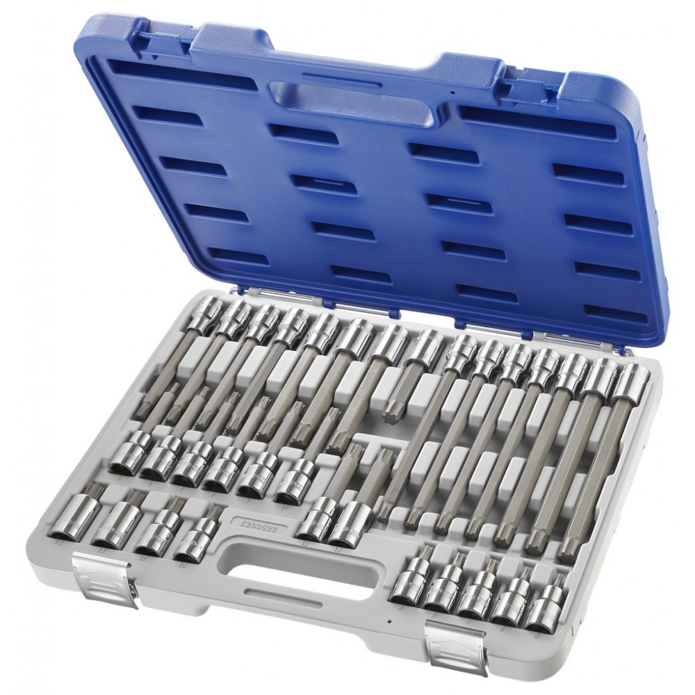 COFFRET DE DOUILLES TOURNEVIS 1/2 CRÉNEAUX