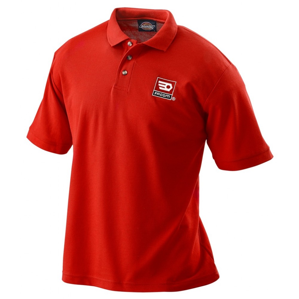 POLO ROUGE TAILLE S