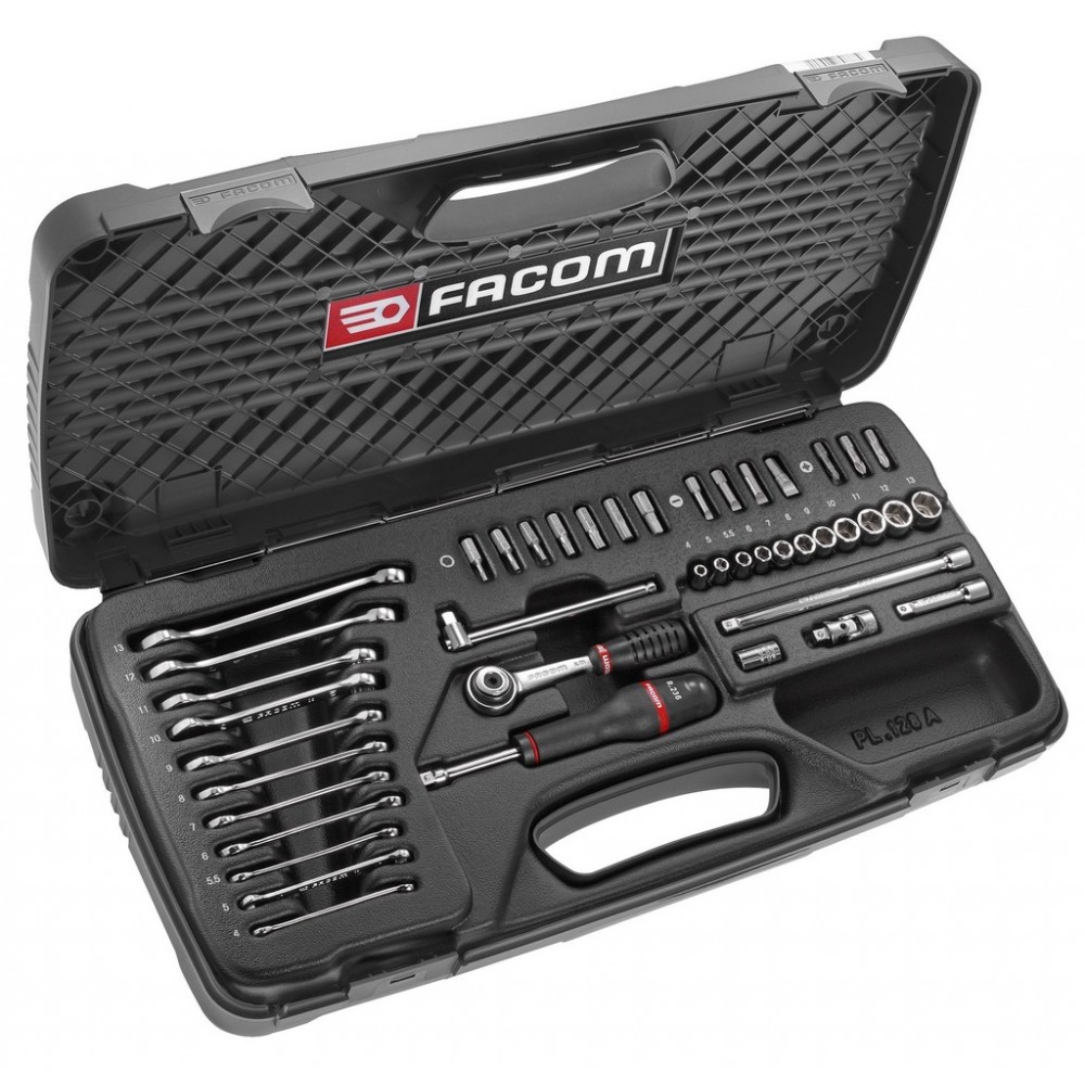COFFRET DOUILLE 1/4' 6PANS MM