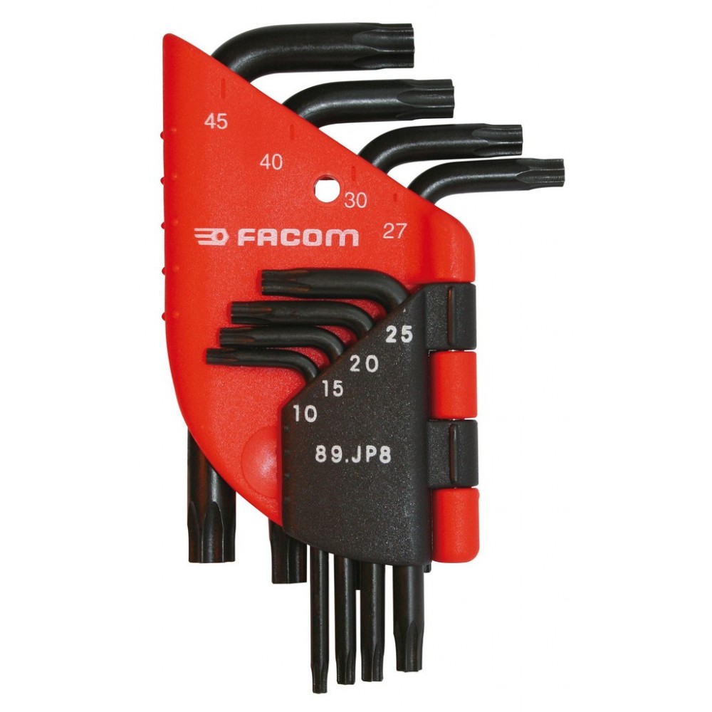 JEU ETUI 6 CLES MALES TORX