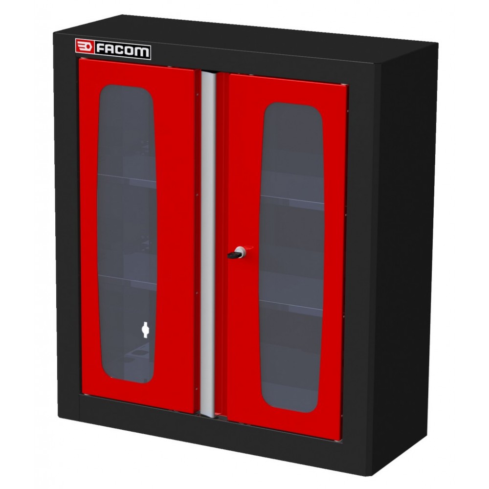 JLS MEUBLE HAUT SIMPLE PORTES VITREES