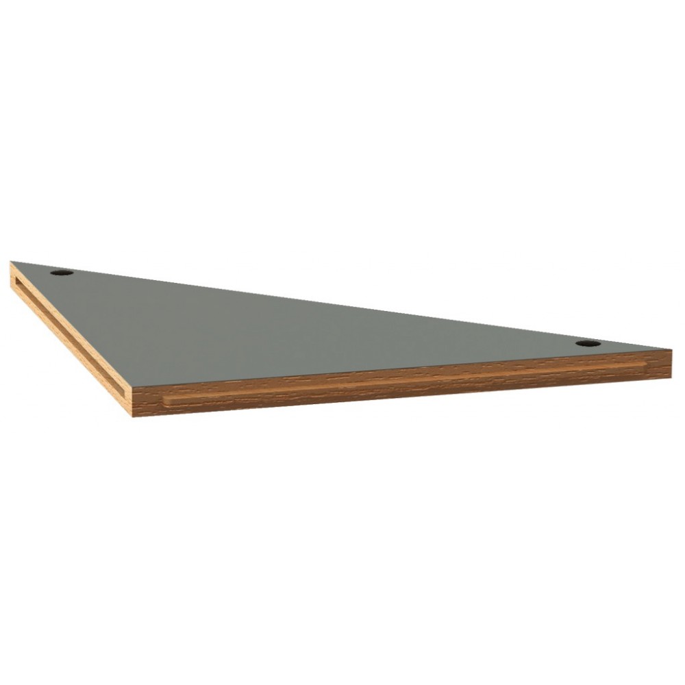 JLS PLATEAU BOIS INOX ANGLE