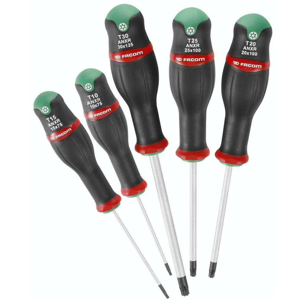 JEU DE 5 TOURNEVIS TAMPER TORX