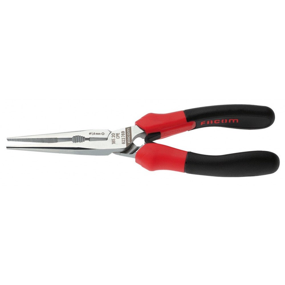 PINCE DEMI-RONDE GAINEE 20CM
