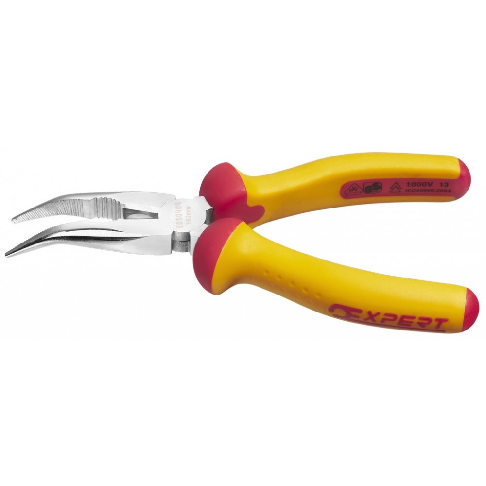 PINCE 1000V - BECS COUDES 1/2 RONDS 160MM