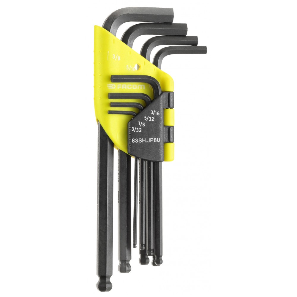 ETUI 8 CLES SPHER POUCES FLUO