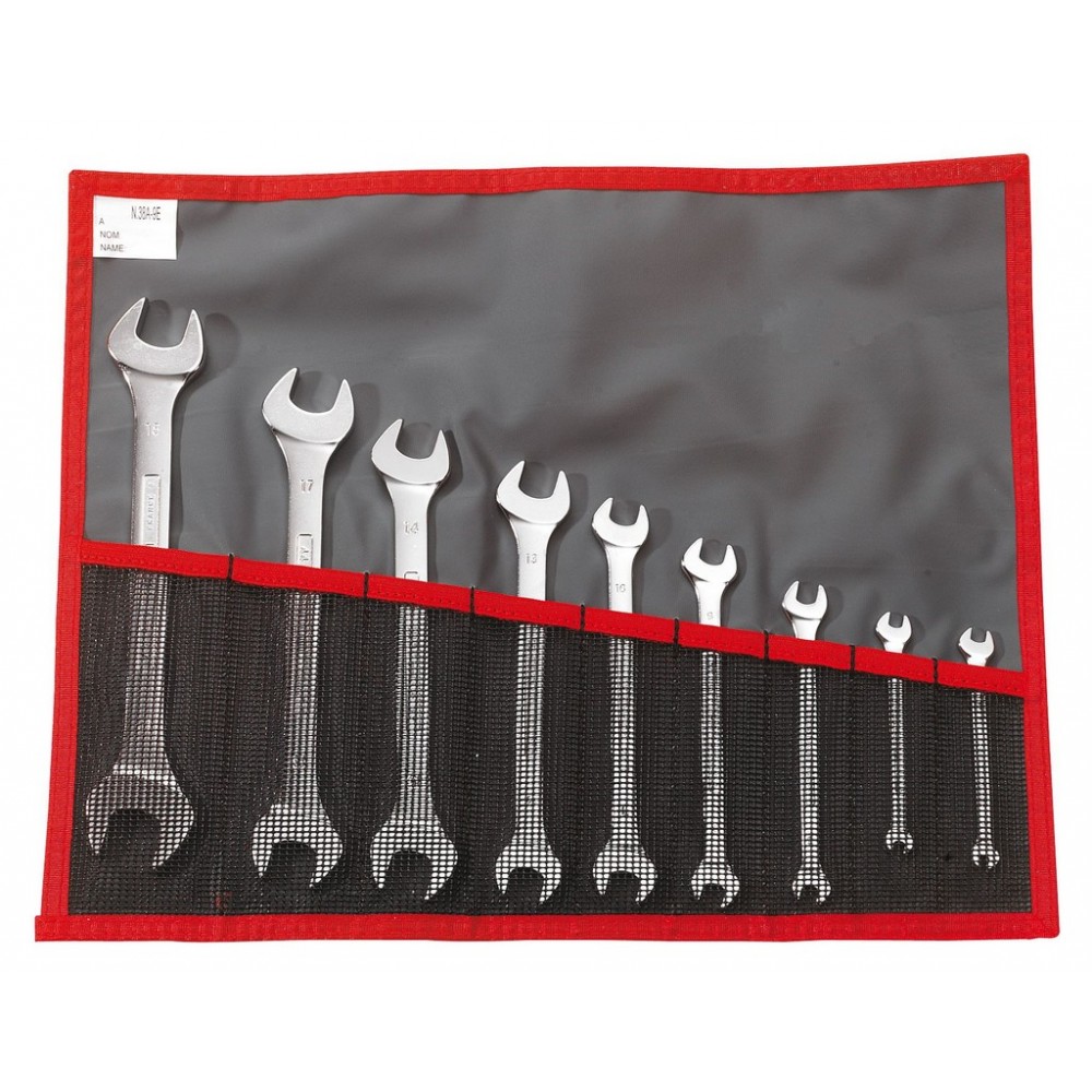 JEU DE 8 CLES A FOURCHE EN MM