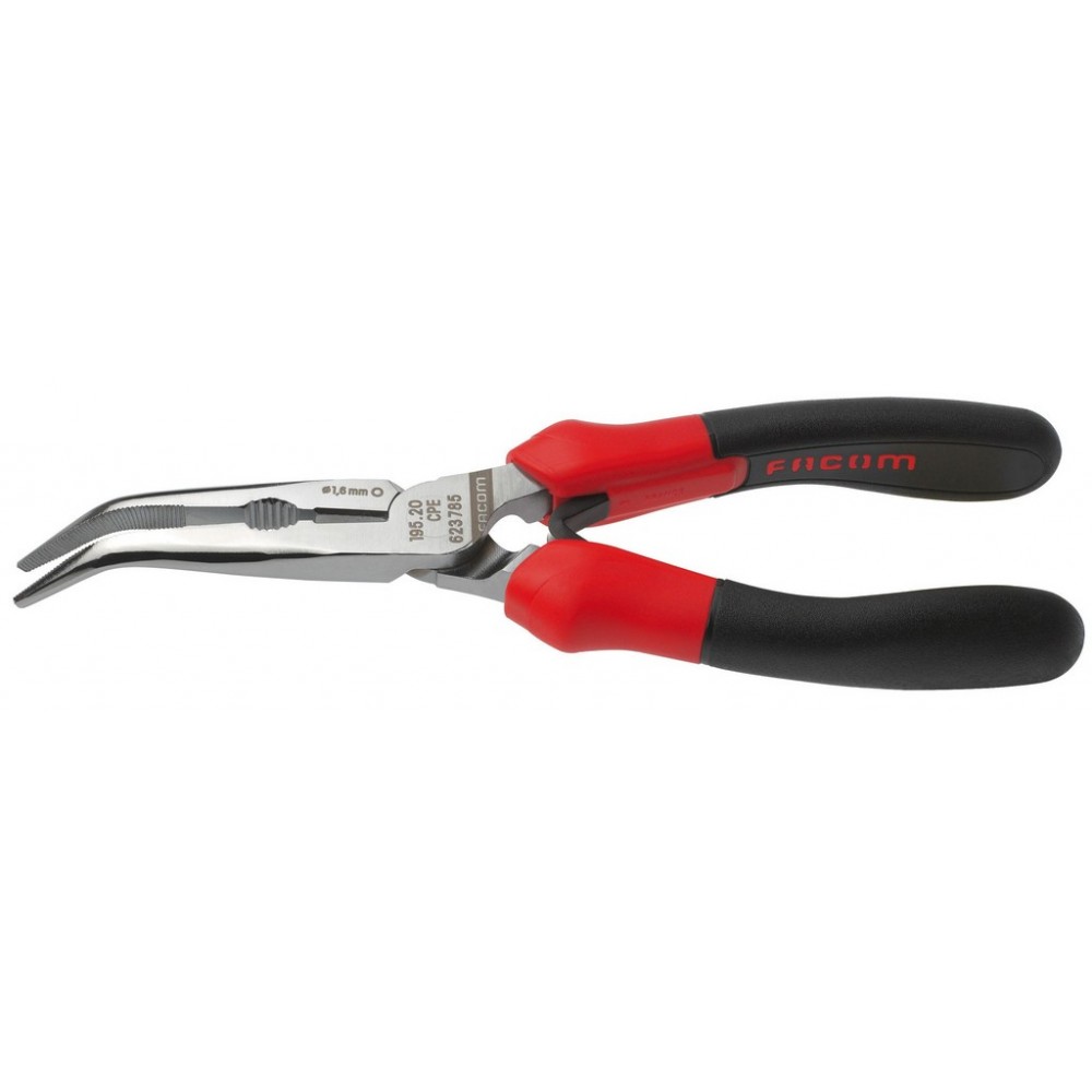 PINCE DEMI-RONDE GAINEE 20CM