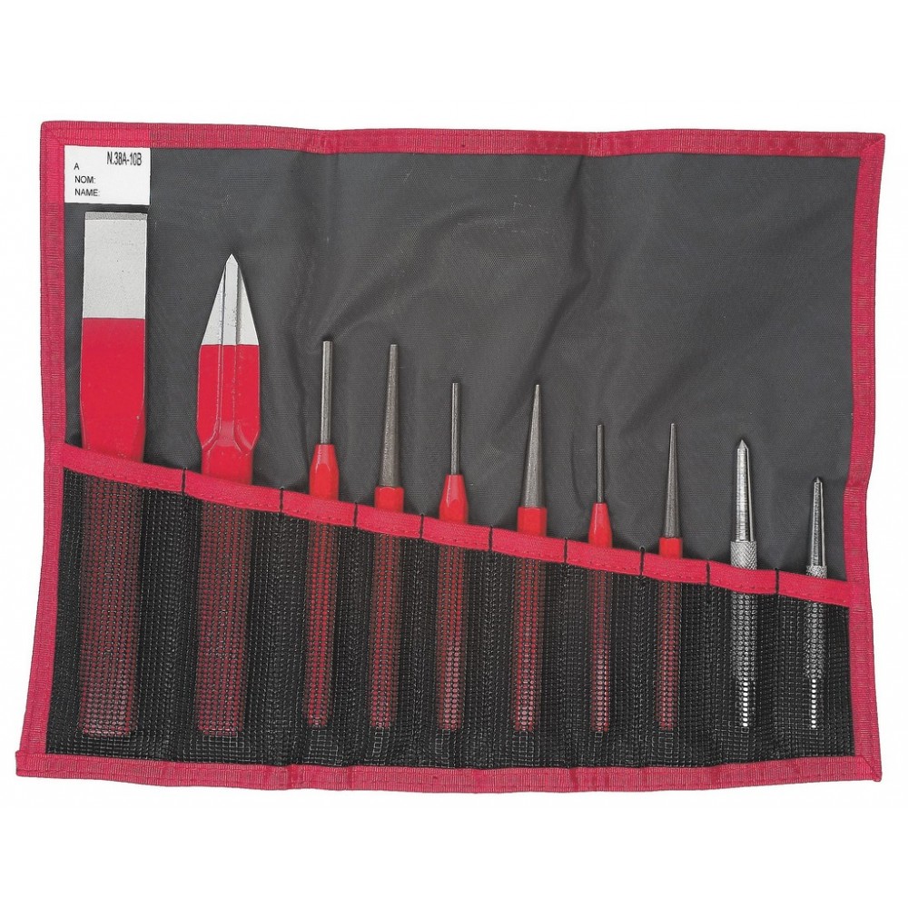 JEU 10 OUTILS CHOCS -STD METAL