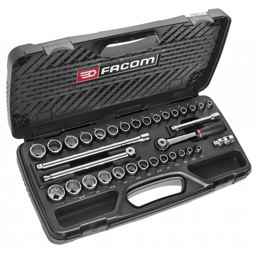COFFRET DOUILLE 3/8' 12P. '