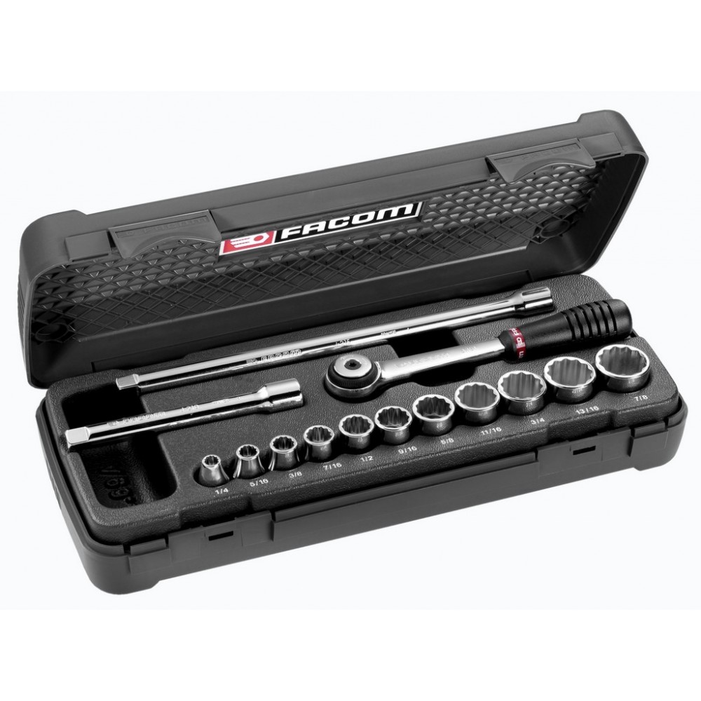 COFFRET DOUILLE 3/8 12 PANS '
