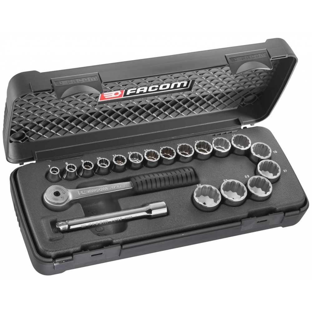 COFFRET DOUILLE 3/8 12 PANS MM
