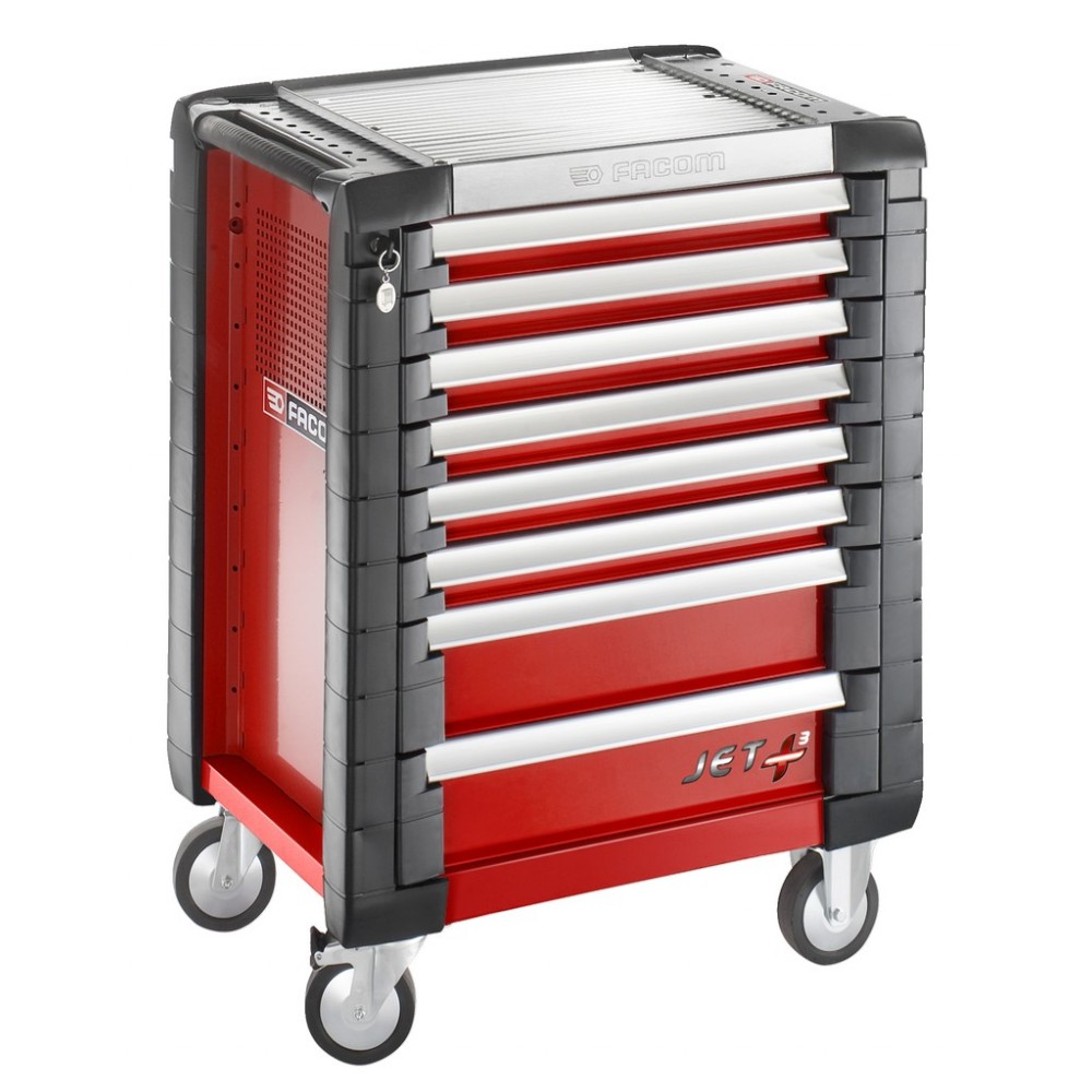SERVANTE JETM3 8 TIROIRS ROUGE