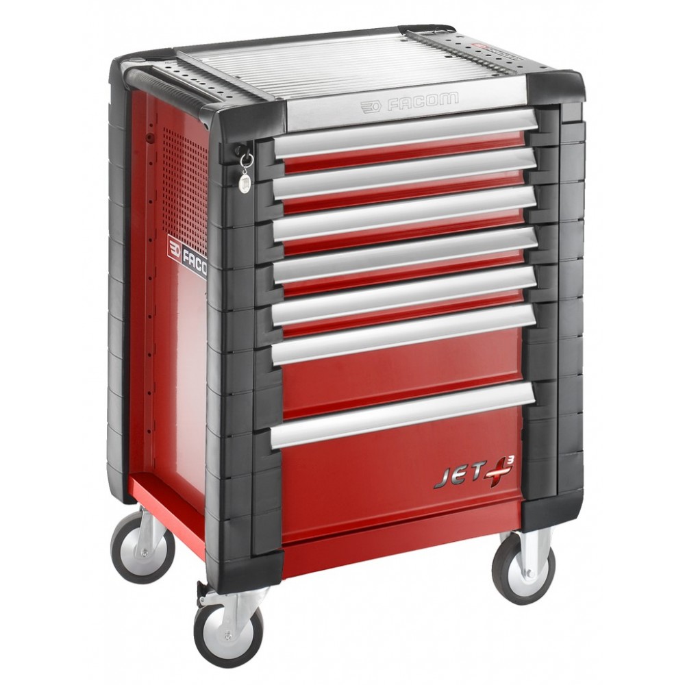 SERVANTE JETM3 7 TIROIRS ROUGE