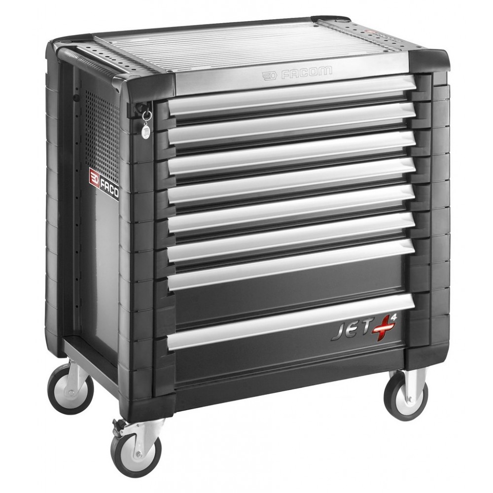 SERVANTE JETM4 8 TIROIRS NOIR