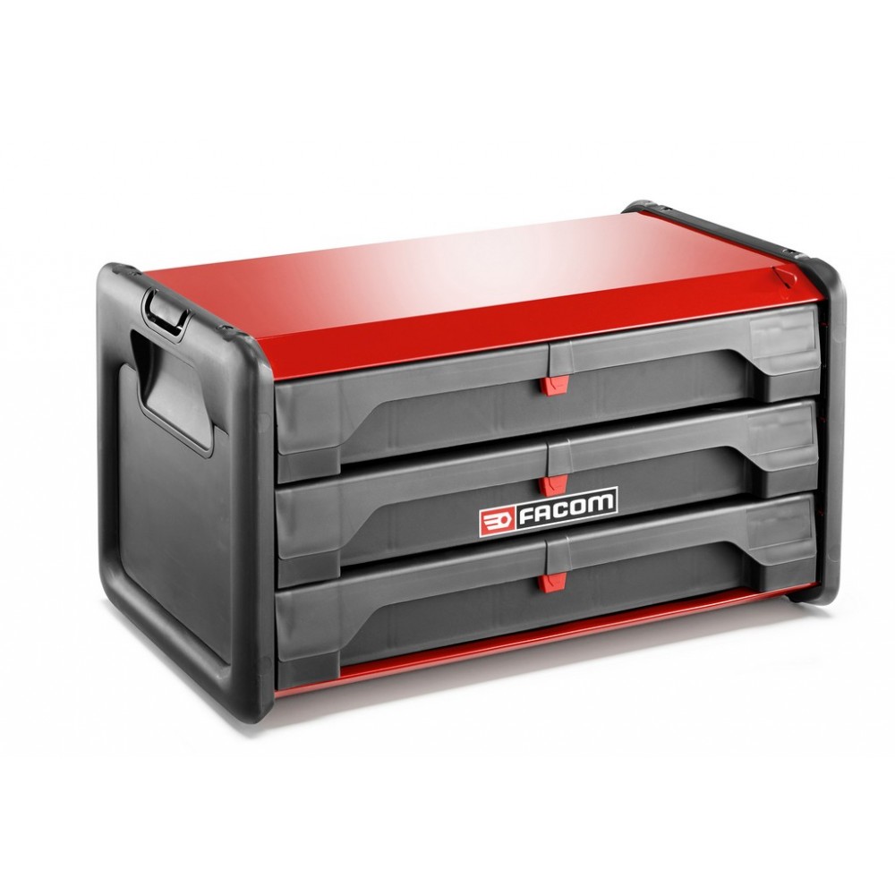 BOITE A OUTILS BI-MATIERE 3 TIROIRS