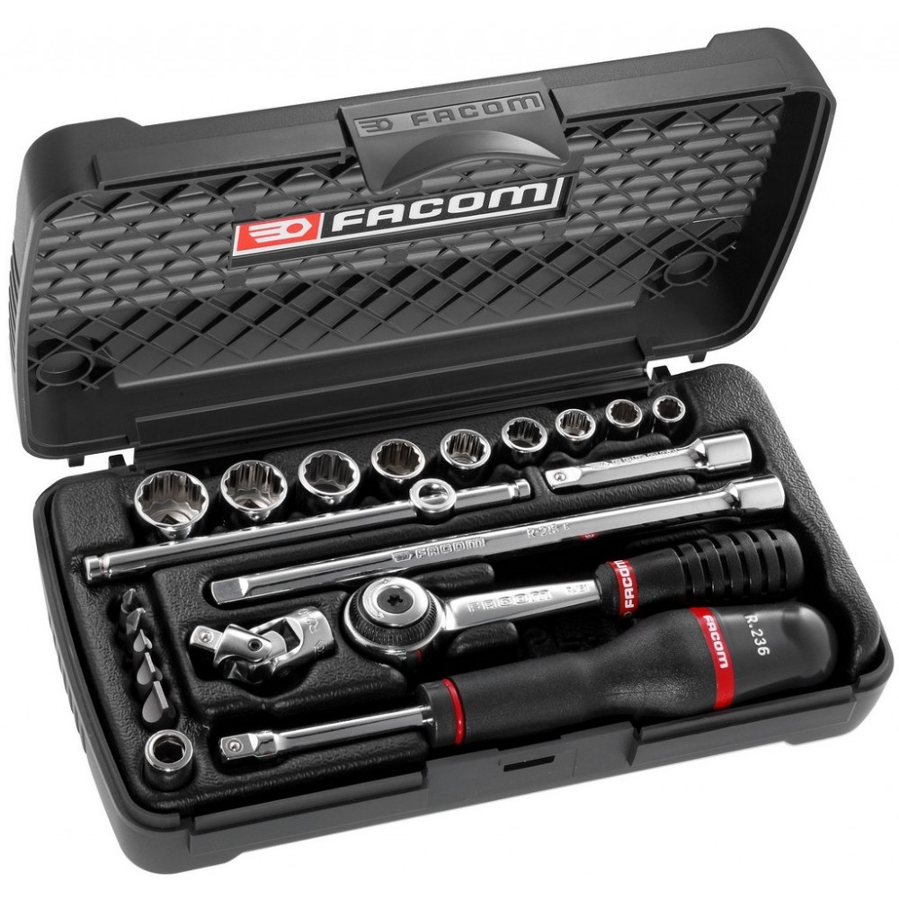 COFFRET DOUILLE 1/4' 12PANS