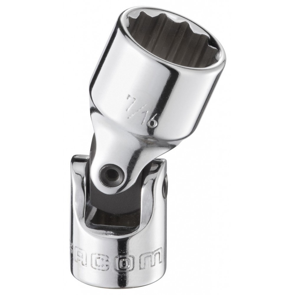 DOUILLE 1/4' ARTICUL. 12P. 3/8